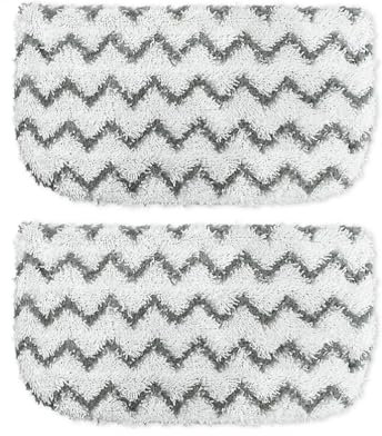 Bluwhale 2 Packs Washable Steam Mop Pads S1000UK Compatible with Beldray BEL01097, Dirt Grip Absorbing Refill for Shark Steamer Pads