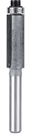 Juroupi 1x 1/4'' Straight Shank Router Bits Bearing Flush Trim Bit 6/8/10/12mm