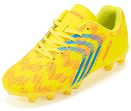 JOMIX Scarpe da Calcetto Calcio Unisex Ragazzi Ragazze Donna – Tacchetti FG per Erba Naturale – Leggere, Resistenti e Antiscivolo WOS250438