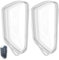 Huybaa 2 pcs Car Key Cover,Compatible con VW Golf 8 7 5 GTE GTI ID.3 ID.4,Protección para el Mando a Distancia del Coche 3 Botones,Cubierta de TPU Suave para la Llave del Coche