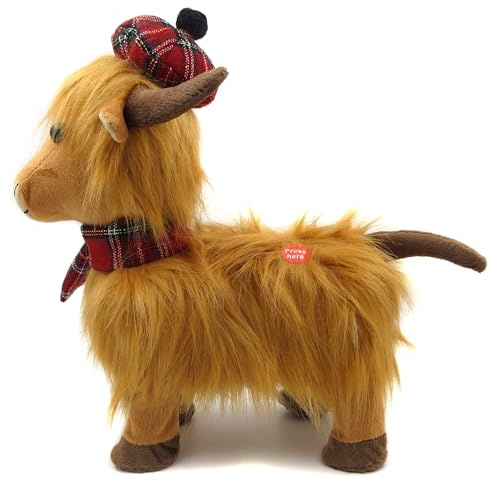 Lesser & Pavey Highland Cow Dancing Tartan Home Decor Figurines & Ornaments For Home & Office | Decorative Home Accessories Statues For Indoor & Outdoor | Lovely Gifts for Women & Men