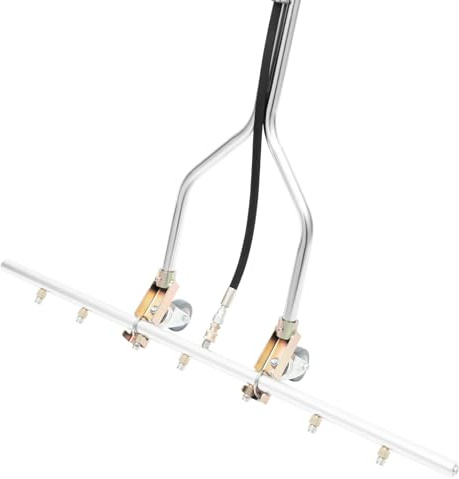 39 Pressure Washer Water Broom Undercarriage Pressure Washer Attachment with 7 Nozzles Stainless Steel Water Broom for Surface Cleaner Under Car Washer 60°C/140°F Max Temperature 5000 PSI