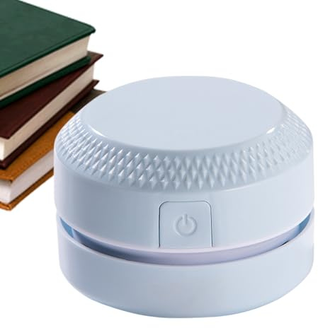 Generisch Mini-Kompakt-Büroreiniger – Tragbarer intelligenter Staubsauger | Leistungsstarker 3-in-1-Roboter – 360°-Reinigung ohne Tote Winkel – Wartungsfreundliches Bürstendüsenzubehör