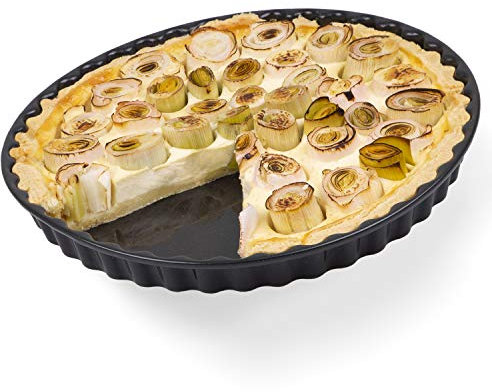 chg 270-48 Plat à Tarte en émail Diamètre 28 cm Hauteur 3 cm