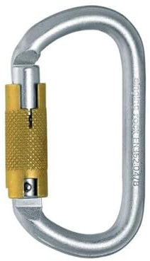 Singing Rock Stahl Oval TripleLock Automatik Karabiner