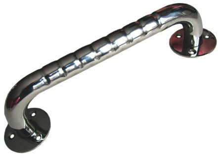 Edelstahl Haltegriff (30 cm, 40cm, 45 cm, 50 cm, 60 cm, 80 cm, 90 cm, 100 cm, 120 cm) - Wannengriff Stützgriff (60 cm)