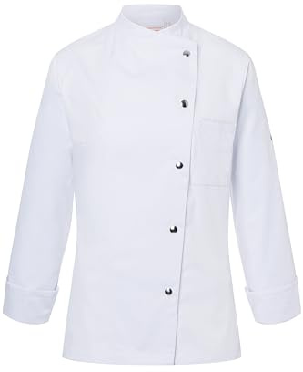 Karlowsky Damenkochjacke Larissa Stehkragen Polyester/Baumwollmix