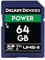 Delkin Devices 64 GB Power SDXC 2000 x uhs-ii U3/V90 Speicherkarte