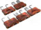 AUPROTEC Standard ATO Flachstecksicherung 1A - 40A Stecksicherung Schmelzsicherung Auswahl: 40A Ampere orange, 5 Stück