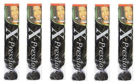 X-pression Ultra Braid Pack of 6#613