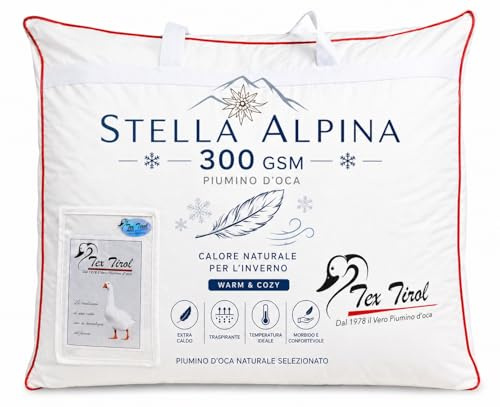 Daunendecke Tex Tirol © Stern Alpina Winter 300 g/m². 100% Winter-Gänsedaunen – Doppelbett 250 x 200 cm