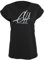 GO HEAVY Oversize Frauen Fitness Wor-Out T-Shirt | Kurzarm Yoga Gym Sportshirt | Aufdruck Graphic | Schwarz XL