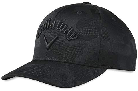 Callaway Unisex Camo Flexfit Snapback Cap, Schwarz, Einheitsgröße EU