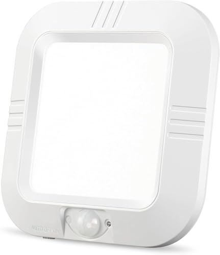 SNAKOO LED Deckenlampe Batterie mit Bewegungsmelder, Kabellos Lampe mit Bewegungssensor, Deckenleuchte Sensorleuchte Tageslicht für Korridor Bad Balkon