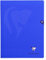 Clairefontaine 322311C Un Lot de 10 Cahiers Agrafés Mimesys Bleus marines - 24x32 cm - 48 Pages Grands Carreaux - Papier Blanc 90 g - Couverture Polypro