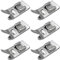 Guador 6 pièces Pied-de-biche pour Machine à Coudre,Pied-de-biche encliquetable Pied pour Point Droit Pied Universel Universel pour Zig Zag pour la Plupart des Machines à Coudre domestiques