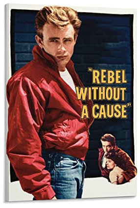 Rebel Without A Cause Classic Movie Poster Artworks Picture Print Poster Wall Art Painting Canvas Decor Home Posters 08x12inch(20x30cm)