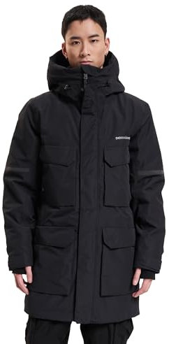 Didriksons Drew Herren Parka 7, Größe_Bekleidung:M, Farbe:Black