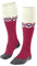 FALKE Damen Skisocken SK4 Advanced W Kh Wolle Funktionsmaterial warm dünn 1 Paar, Rot Rose 8564 Snow-O, 37-38