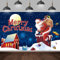 Minicloss Weihnachts-Hintergrund für Fotos Weihnachts Banner Dekoration, 180 x 110cm Weihnachten Hintergrund Banner Weihnachtsbanner für den Outdoor Indoor Wand Hof Weihnachts Party Dekoration