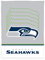 Herding Wellsoft-Flauschdecke Seattle Seahawks, NFL American Football-Decke, 150 x 200 cm, Polyester