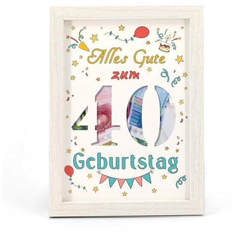 HSDSH 40. Geburtstag Geldgeschenk, Geschenke zum 40 Geburtstag Mann/Frau, Geldgeschenke Geburtstag, Geschenk 40. Geburtstag Witzige & Kreative Geschenkideen zum 40, Geschenke für Freunde, Familie