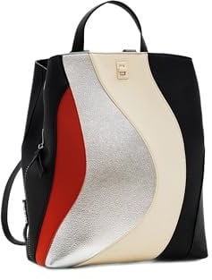Desigual Accessories-Zaino in Poliuretano, Misura Media, PU Back Pack Medium Donna, Materiale Finitura:, Einheitsgröße