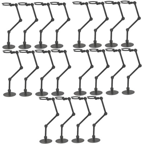 UPKOCH 20stücke Teiliges Action Figuren Display Verstellbarer Puppenständer Stabiler Modellhalter Für Vitrinen Robuste Konstruktion Aus Leichtem Material Für Sammler Und Fans