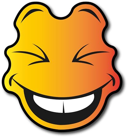 Premium Aufkleber Vinyl Autosticker schlitzaugen Emoji 10x9,5cm (M) - Wetterfest, Leicht Anzubringen & Rückstandsfrei Entfernbar, Langlebige Designs für Auto