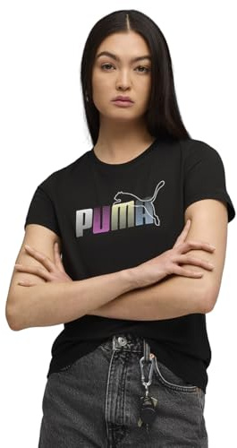 PUMA Unisex Graphic Stacked Tee Tees (1er Pack)