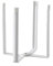 PARFCO Égouttoir Biberons, Pliable Sèche-Biberons, Acier au Carbone Peint Support Bouteille, Blanc Petite Taille, Stable et Antidérapant, pour Gobelets et Bouteilles