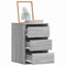 AJJHUUKI Outdoor Möbel-Eckkommode Grau Sonoma 40x41x58cm Holz-Möbel