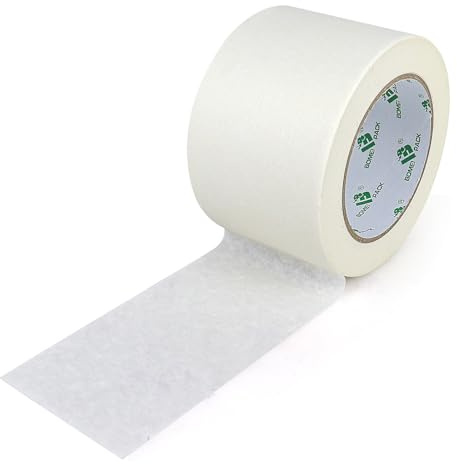 BOMEI PACK Weiß Malerkrepp 75 mm x 50 m Maler-Kreppband für Malerarbeiten und Renovierungen ,Abklebeband zum Streichen,Renovieren