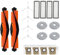 NUHFUFA 23 piezas de accesorios de robot aspirador para Xiao-mi Mijia X20/X20 Plus, 1 cepillo principal, 4 cepillos laterales, 4 filtros, 6 limpiadores, 8 bolsas de polvo