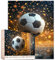 Stadium Lights Bokeh Soccer Ball Puzzle 1000 Pieces 50x70cm Colorful DIY Puzzles for Home Decoration Gifts Family Puzzle Perfect for Game Nights