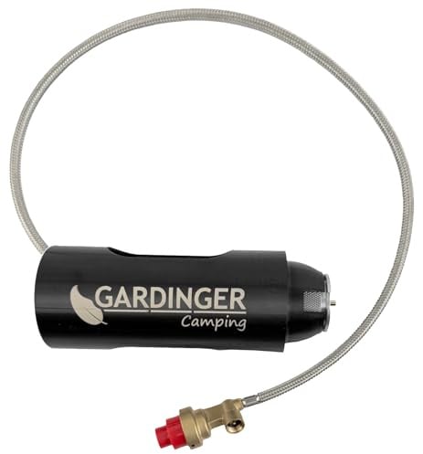GARDINGER MSF-1 Allgas-Adapterkartusche mit 80cm Anschlußschlauch