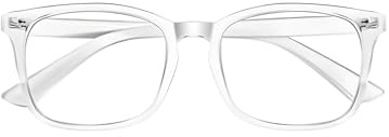 Blaulichtfilter Brille Computerbrille UV Blockiert Augenbelastung | Transparent Gaming Schutzbrille PC Fake Ohne Stärke, Bildschirm Filter Sehhilfe, Mode Damen Herren Blaulicht Schutz