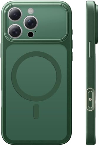 TAURI für iPhone 16 Pro Max Hülle 6,9 Zoll mit Mattrückseite - Alpengrün | Vollständiger Kameraschutz, Kompatibel mit MagSafe, Kameratasten- Schutz, Stoßfest Militärstandard Magnetisch Handyhülle