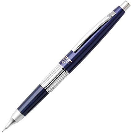 Pentel P1037C P1037-C Druckbleistift Kerry, Metallgehäuse, HB, 0,7 mm, blau 0,7mm