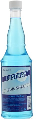 Lustray Blue Spice After Shave, 14 Ounce by lustray