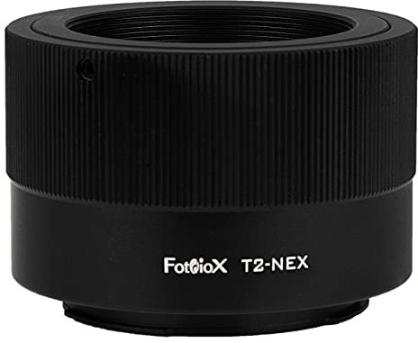 Fotodiox Lens Mount Adapter, T2/T-Mount Lens to Sony NEX E-mount Mirrorless Camera such as Sony Alpha a7, a7II, NEX-7 & NEX-5