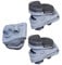 3 X CARAVAN CLAMP ON AWNING BRACKET PADS FIT ALL AWNINGS UNIVERSAL