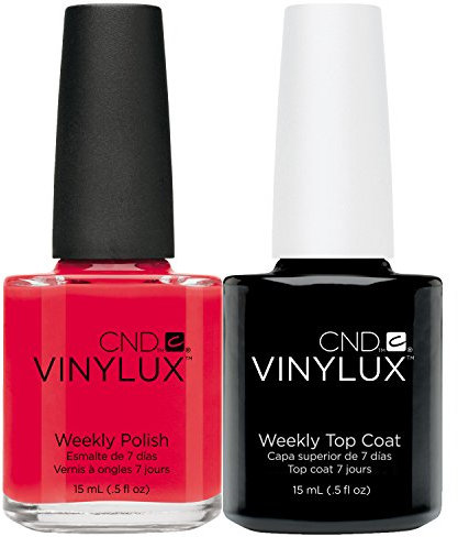 CND Vinylux Lobster Roll plus Top Coat 15 ml, 1er Pack (1 x 30 ml)