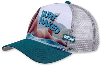 Coastal Trucker Cap - SURF NAKED2 - Petrol/Grey