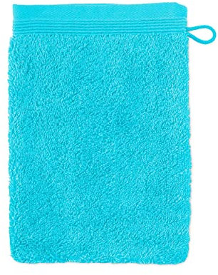 möve Superwuschel gant de lavage, Turquoise, 15 x 20 cm