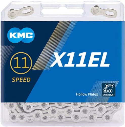 KMC x11el-118l Fahrrad Kette, Silber
