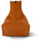 Lounge Sitzsack Liege Beanbag 32 Farben wählbar 90cm(Ø) Rückenlehne Bodenkissen Indoor Outdoor Sitzsäcke Gaming Kinder Bean Bag Erwachsene Riesensitzsack gefüllter Sessel(Orange)