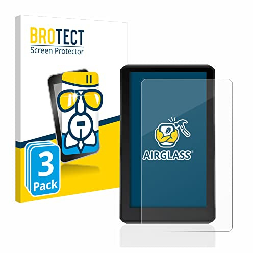 BROTECT Schutzglas für Garmin zumo XT | 3 Stück Transparenter Displayschutz Made in Germany Schutzfolie Panzer Folie Glas 9H Anti-Fingerprint Einfache Montage Clear