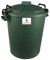 Srendi® Small/Medium/Large Plastic Coloured Bin/Waterfroof/Rodent Proof/Ideal for Outdoor/Animal Feed/Food/Storage/Flour Locking Lid (50L, Green)