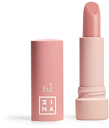 3INA MAKEUP - The Lip Balm - Rosa - Bálsamo labial hidratante - Reparador labial con manteca de Karité y Vitaminas - Cacao labial para labios agrietados y resecos - - Vegan - Cruelty Free